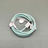 Плетеный кабель Macaron PD20W с двойным разъемом C для устройств Apple 16/15/14/13