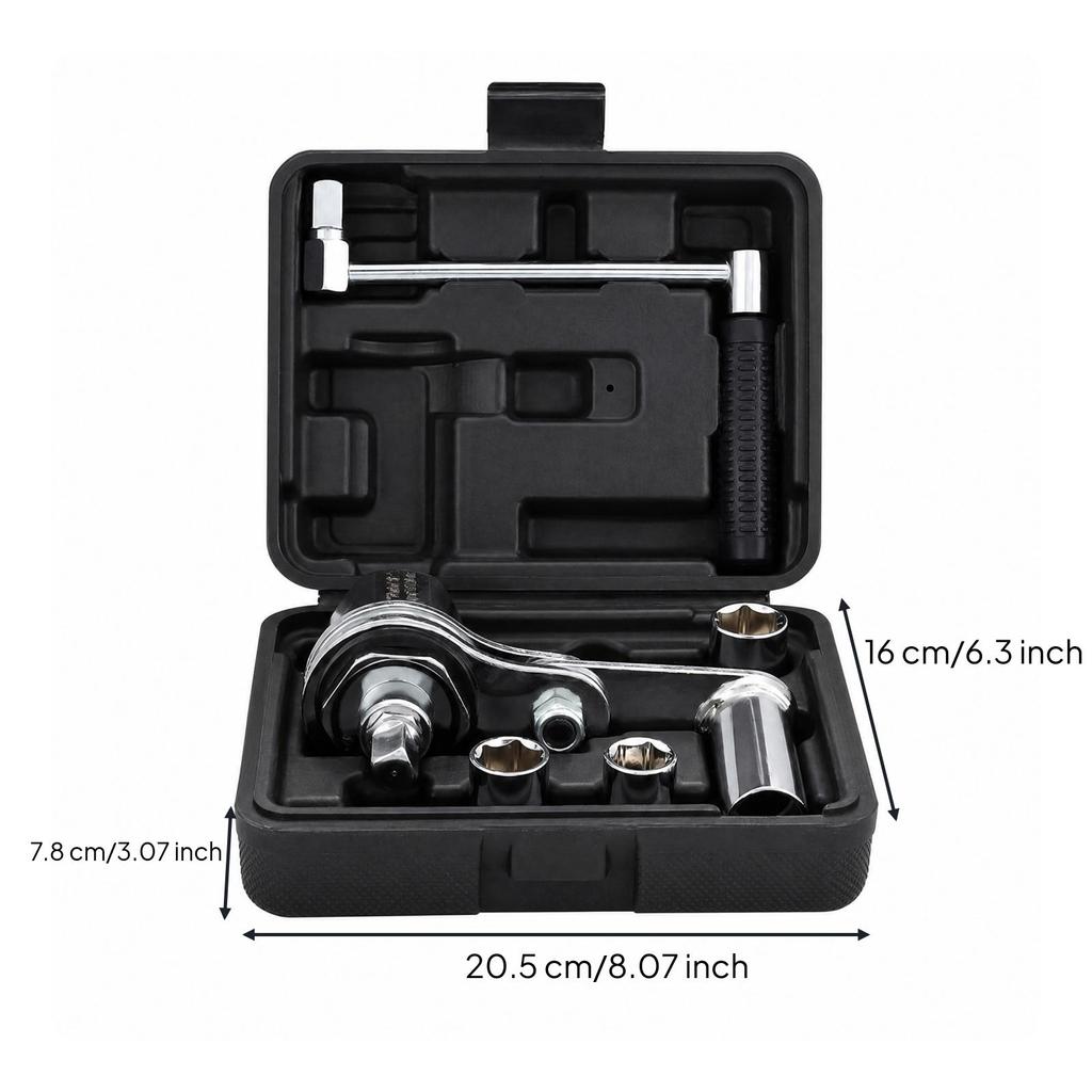 Tire Wrench Rust Resistant Manual Lug-Nut High Twisting Power