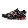 Asics Gel-Kahana 8 Модные Удобные Тканевые Синтетическая Кожа Низкие Тренировочные Беговые Кроссовки Мужские кроссовки Черные Красные 1011B109-004