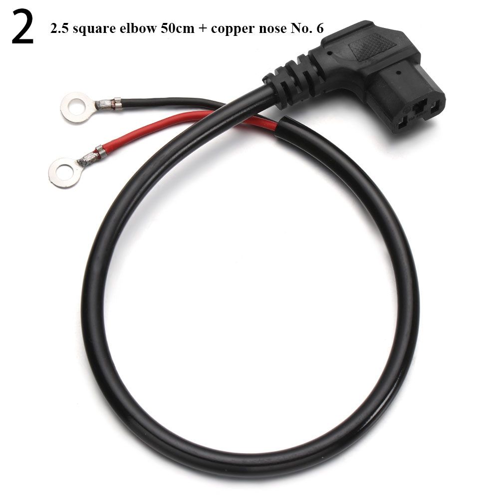 Кабельный провод Разъем для зарядки Гнездо для зарядки электровелосипеда Кабель типа T Детали для электрического трехколесного велосипеда