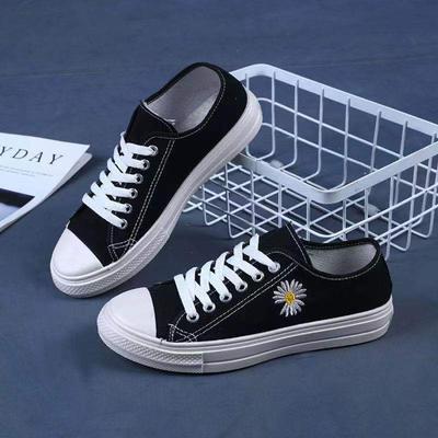 Новые туфли для девочек корейская версия студенческих парусиновых туфель с мягкой подошвой повседневные туфли на плоской подошве в стиле кампуса интернет-магазин обуви знаменитостей