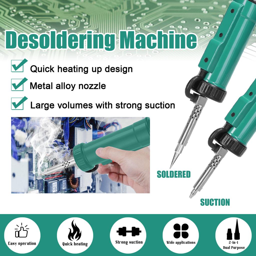 Portable 350W Electric Tin Absorber Powerful Dual-Purpose Electric Tin Sucker Tin Molten Device