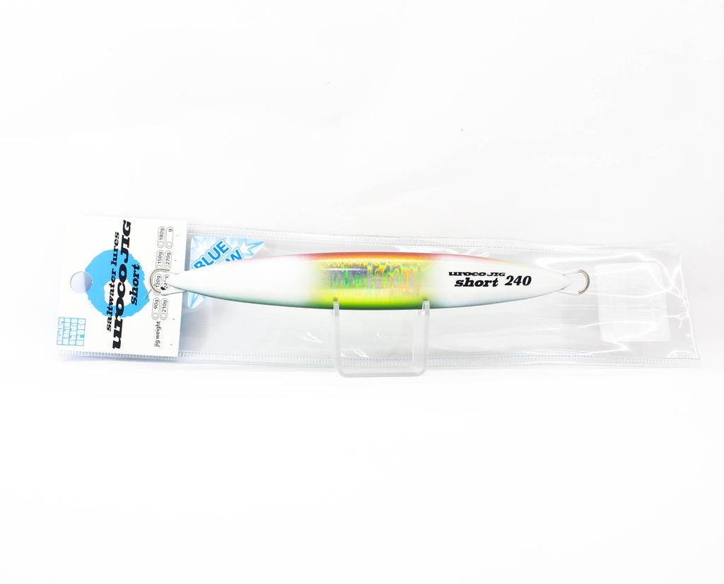 Uroco Металлический джиг Uroco Short 240 грамм Blue Glow 603 (6146)