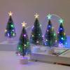 1Pc Luminous Mini Christmas Trees Beautiful Small Artificial Xmas Trees Desk Decorations Christmas Home Decorations