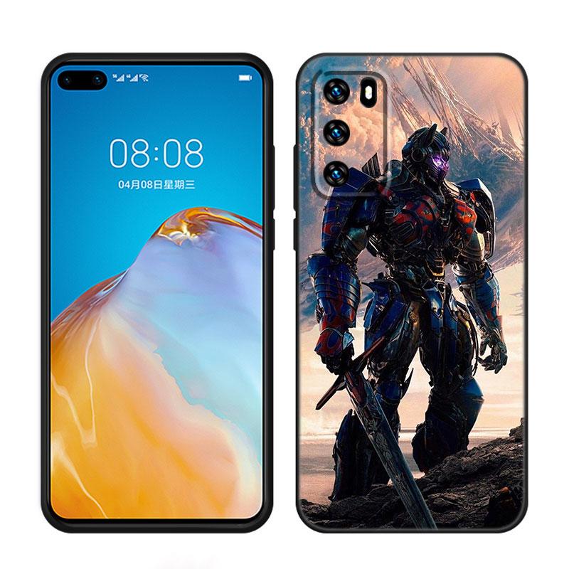 Трансформеры Шмель Черный чехол для телефона Huawei P10 P20 P30 P40 Lite P50 P60 Art P50E P Smart Z 2018 2020 2021 Pro 2019
