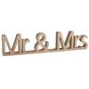 MDF Wood Word - RAYHER - Mr &; Mrs - 24 X 5.5 Cm - 100% Recycled - Mixed