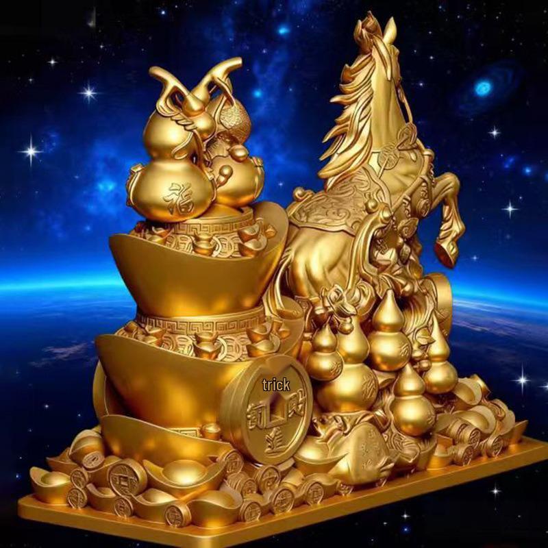 Фигурка Tianma Фэн-шуй Богатство и Процветание для Домашнего Офиса