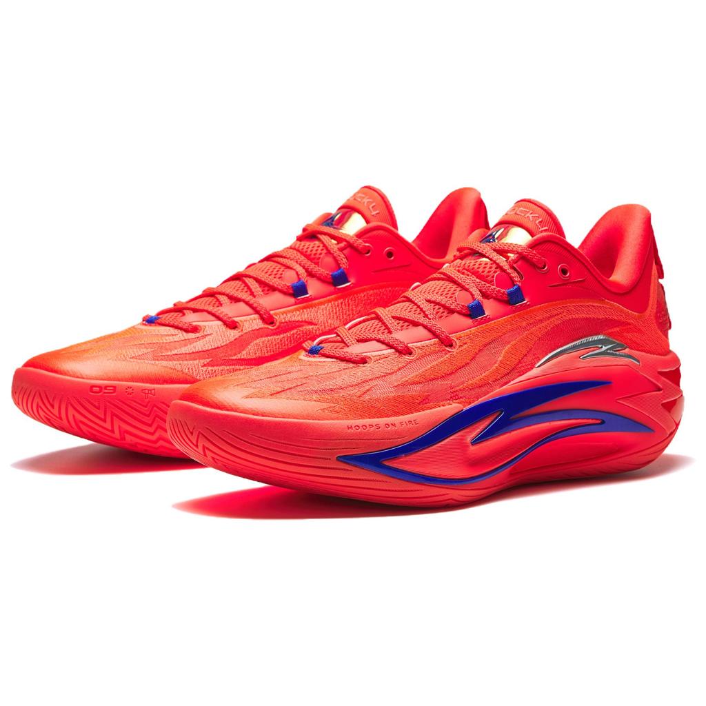 Anta A-Shock Pro Lava Профессиональные Баскетбольные Кроссовки Низкие Углеродная Пластина Мужские Сникеры Красный 112631126F-6