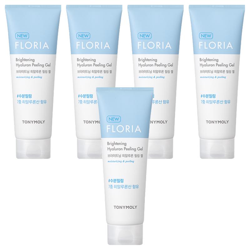 Tony Moly Floria Brightening Hyaluronic Peeling Gel, 170ml, 5 pcs
