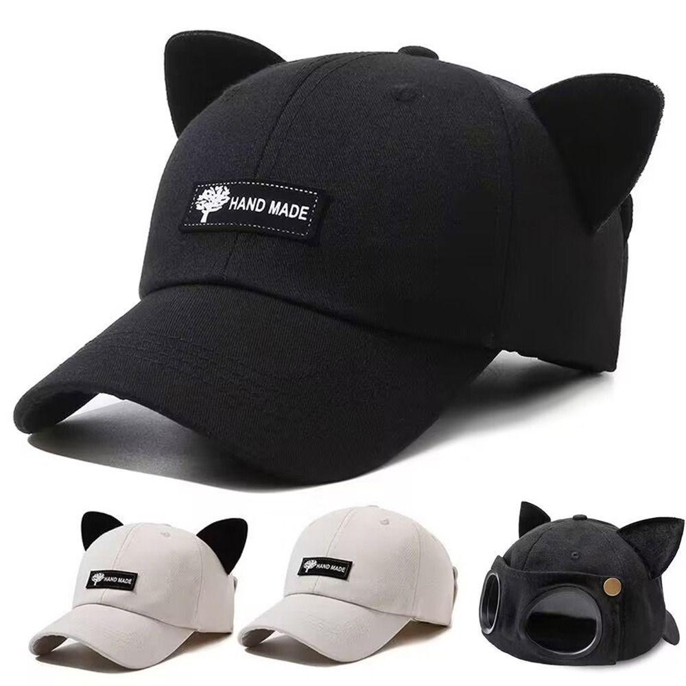 With Sunglasses Design Baseball Caps Adjustable Snapback Caps Hip Hop Golf Dad Hat Men Women