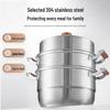 Bear Multi-Layer Steamer Pot
