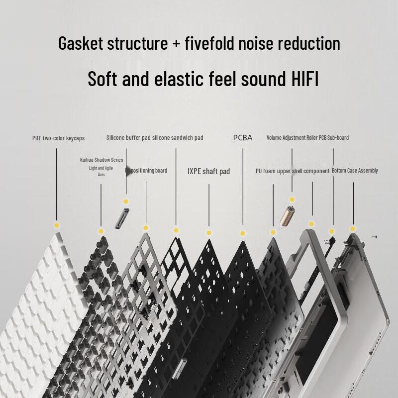 Lofree Flow Lite Low-Profile 84-Key Mechanical Keyboard