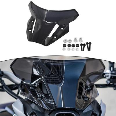 Ветровое стекло мотоцикла черные ветровые дефлекторы подходят для BMW MT-09 / FZ-09 2021-2022