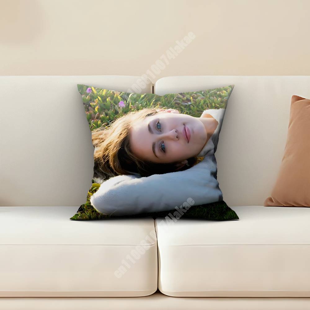 MMiley Ray CCyrus Endless Summer Vacation Sofa Couch Pillow Cover Cushion Case Cozy Bedroom Accent Studio Furnishing
