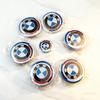 7Pcs 45mm 56mm 68mm 74mm 82mm Car Wheel Hub Center Caps Hood Front Rear Trunk Emblem Steering Wheel Center Badge For BMW DZ3