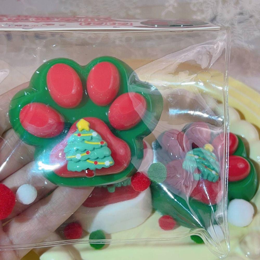Игрушки для снятия стресса с кошачьей лапки TPR, игрушка для снятия стресса на елку, новая игрушка для снятия стресса и сжатия