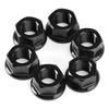 6x Rear Sprocket Nuts M10 X 1 Black For Ducati 1098 1098S 1098R 1198 S 2007-2011