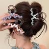 Jelly Heart Hair Claw Clips Girls Trendy Acrylic Hairpins Barrettes Washing Face Headdress Accessories