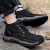 Мужская обувь из натуральной кожи, кроссовки, водонепроницаемые уличные мужские ботинки, зимние мужские походные ботинки