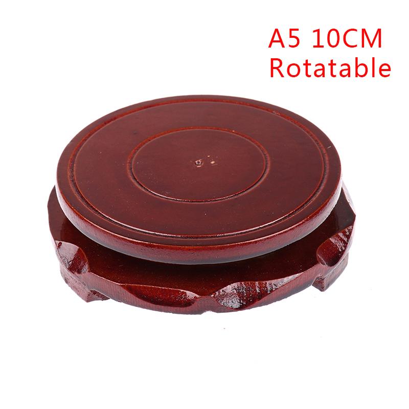 Настоящая твердая деревянная ваза с резьбой, основание для каменного Будды, цветочный горшок, деревянная ваза с резьбой