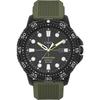 Timex Men's Expedition Gallatin 44mm Watch - Black Case, Black Dial, Black Silicone Strap, Black/Green.