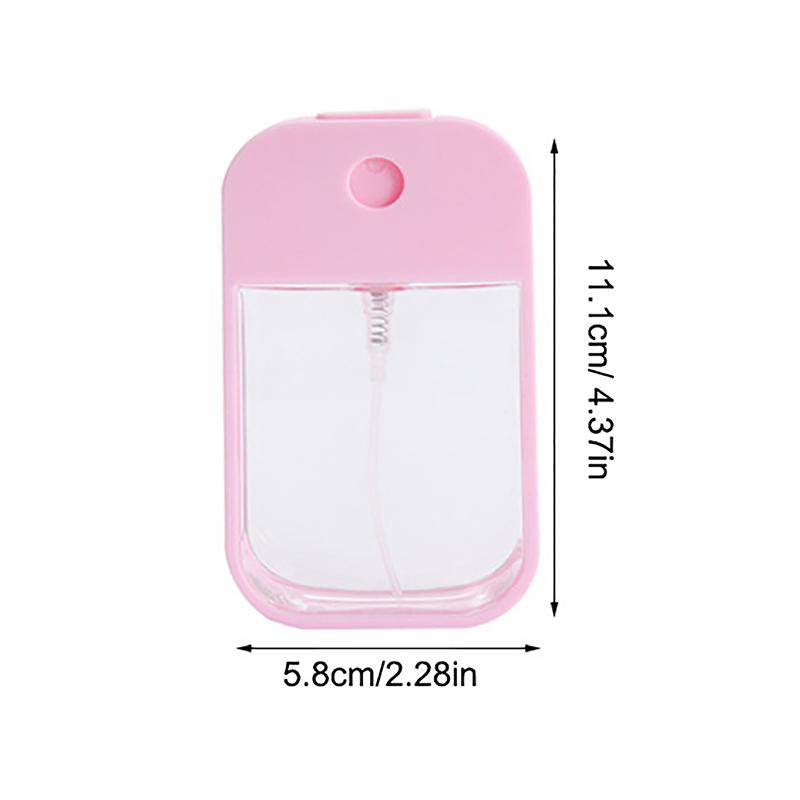 45 мл многоразовый мини-флакон-спрей для карточек, дезинфицирующее средство для рук, флаконы для спирта, флаконы для духов, дорожный пресс, портативный косметический флакон для суб-бутылочки