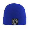 Bitcoin BTC Криптовалюта Теплая вязаная шапка Зимняя вязаная шапка-бини Шапка-бини Шапки в стиле хип-хоп для унисекс