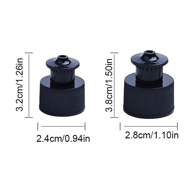 10pcs Bottle Caps Portable Push Pull Twisted Cover Soda Replacement Tops Liquid Dispenser For Detailing Tools