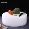 HUIHUADU Round Thick Non-slip PE Plastic Cutting Board
