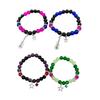 Star Guitar Y2k Cool Girl Acrylic Beads Guitar Five-pointed Star Stacked Bracelets Couple Ins Niche Pentagrams Bracelets