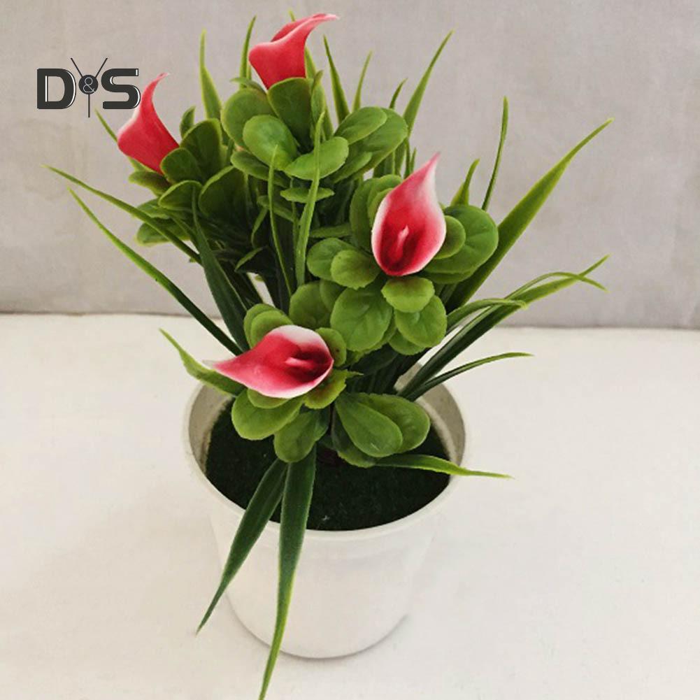 Цветущий букет Искусственный цветок Бонсай Этап Сад Свадьба Домашняя вечеринка Декор Реквизит