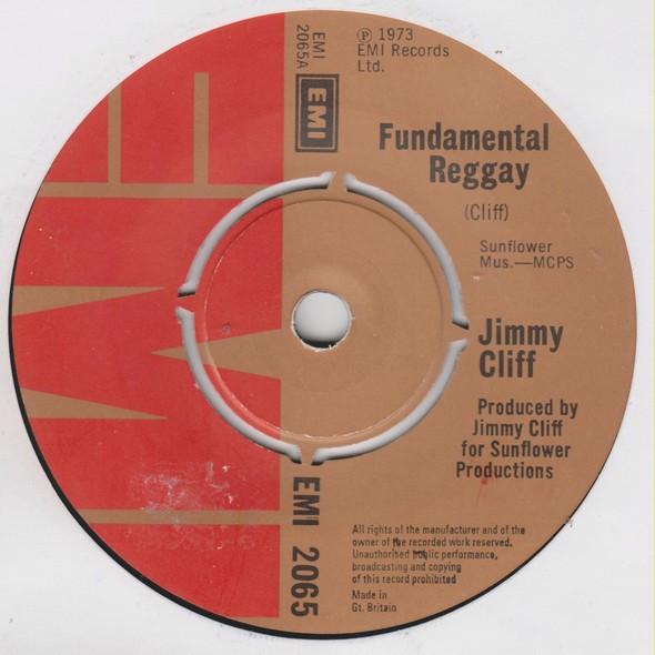 7-дюймовая пластинка JIMMY CLIFF Fundamental Reggay EMI2065 EMI 1973 UK Reggae Ska Dub Б/у