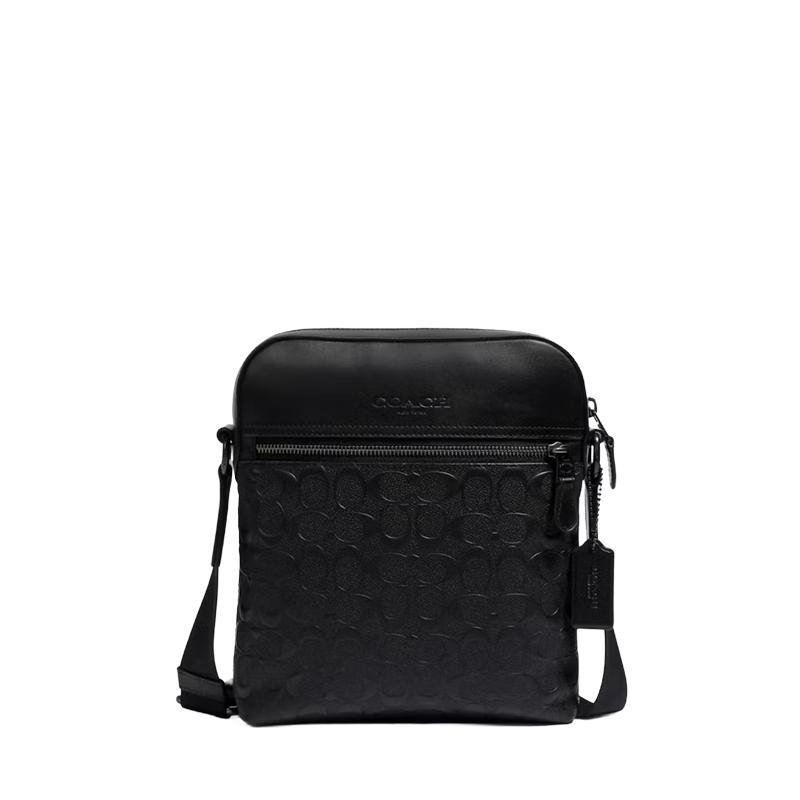 COACH Мужская маленькая кожаная сумка через плечо Houston