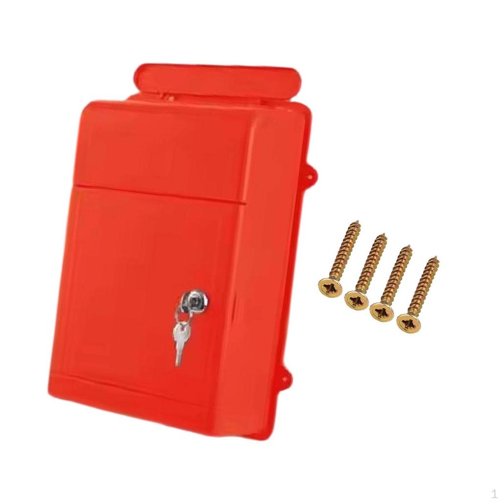 Large Capacity Wall-Mounted Drop Box with Key Access for School And Office Use