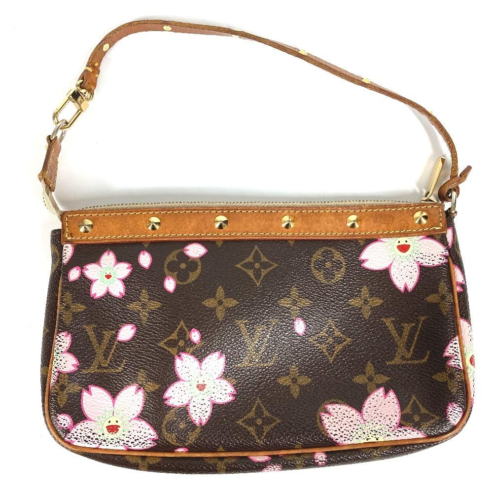Louis Vuitton M92006 Monogram Cherry PochetteAccessoires Мини Сумка-клатч