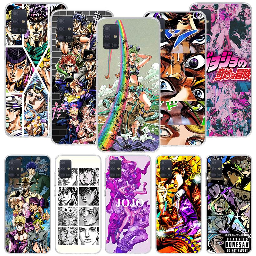 Чехол для телефона JoJo's Bizarre Adventure для Samsung Galaxy A52 A32 A22 A12 A02S A50S A30S A51 A31 AA71 Note 20 Ultra 10 S10 Plus G