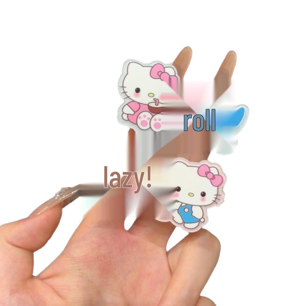 Очаровательная заколка для волос "Конфетный котик" - Милый японский аксессуар-уточка для девочек