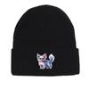 Lovely Dog Winter Knit Hat Beanie, Animal Man Cap Thermal Stretchy Headwear Headwear Knitted Hat Beanie