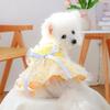 Pet Circle Маленькая и средняя одежда для собак Товары для домашних животных Одежда для собак Летние сарафаны с ромашками
