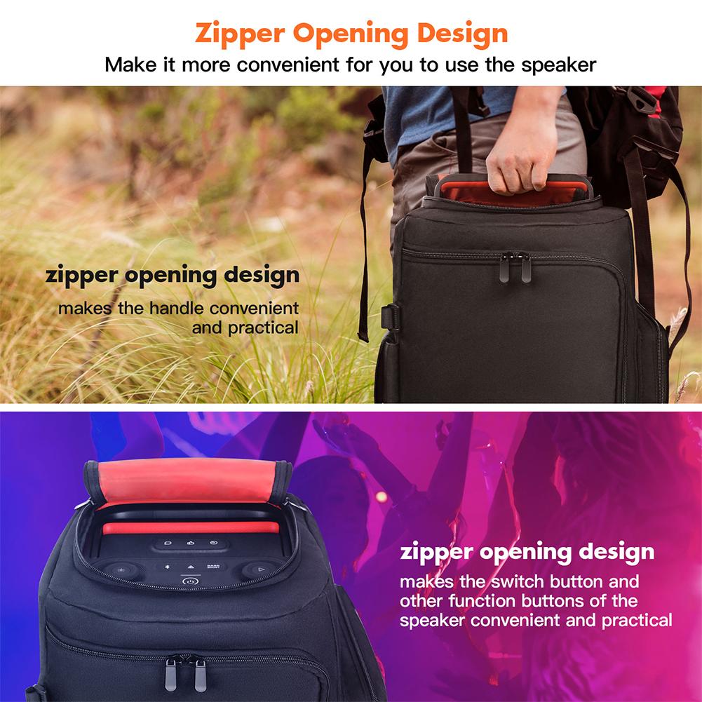 Portable Speaker Dust Case with Mic Pocket For JBL PARTYBOX 1000/710/520/320/310/120/110 Party Speaker Carry Case Storage Bag
