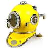 45.72 Cm Nickel Yellow Nautical Scuba Diving Helmet Maritime Ship Decor  Deep Sea Diver Replica Marine Gift Idea
