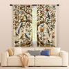 2 шт., фильтрующие шторы (исключая удилища, неподвижный, без батареек) Классическое Дерево Жизни для использования в спальнях и гостиных