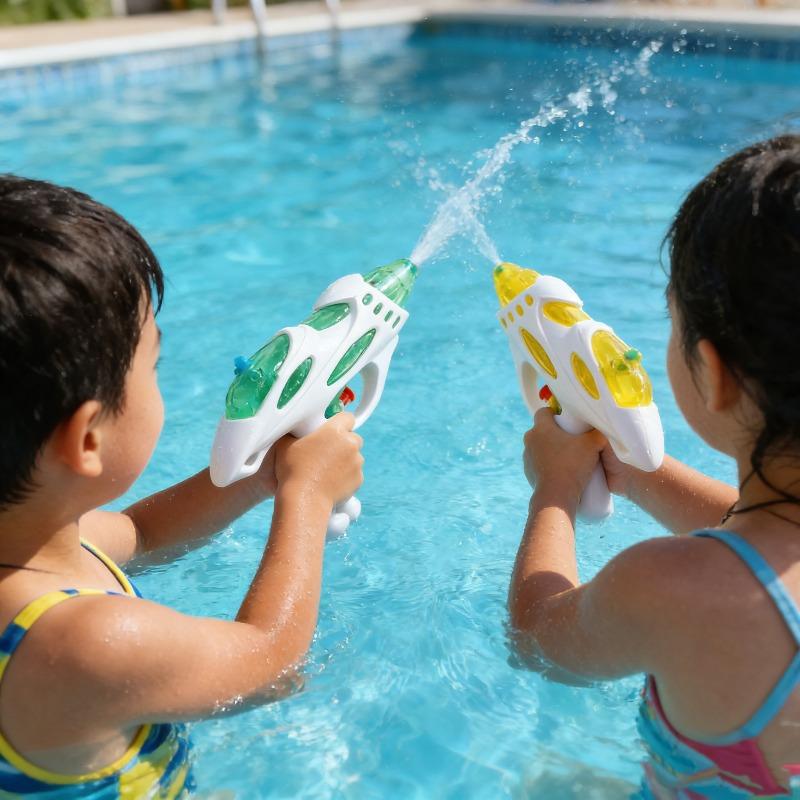 Детская пляжная игрушка Водяной пистолет Игра с водой Игрушка для улицы Водяной пистолет Летние игрушки для бассейна Водяной пистолет нажимного типа