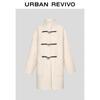 UR Women's Elegant Wool Blend Toggle Button Coat
