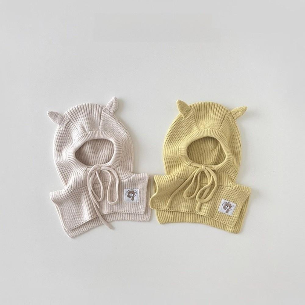 Ear Protection Children's Hat Cute Ear Kids Balaclava Caps Children's Scarf Integrated Hat Winter