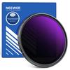 NEEWER 52mm Variable ND True Color Hard Stops Neutral Density Filter for Optical Frame Filter, & Stops, 3-11 Adjustable, ND8-2000 Filter,