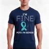 Postural Orthostatic Tachycardia Syndrome Pots Warrior Im Fine Tshirt Summer Casual Cotton Tee Oversized Streetwear Tops