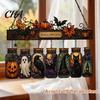 Acrylic Window Hanging Ornaments Halloween Suncatcher, Stained Glass Style Pumpkin Ghost Potion Bottles Waterproof Sign Decor, Gothic Sun Catcher