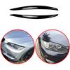 Для BMW 3 серии E90 M3 E92 E93 2008-2012 Pre-LCI Высококачественные ABS Накладки на передние фары 'Брови' 3D Наклейки Глянцево-черные