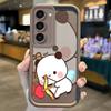 Милый чехол для пары BUBU DUDU для Samsung Galaxy Case S24 S23 S22 S21 Ultra Plus A55 A54 A53 A52 A35 A25 A15 A14 5G Телефон Y2k Обложка